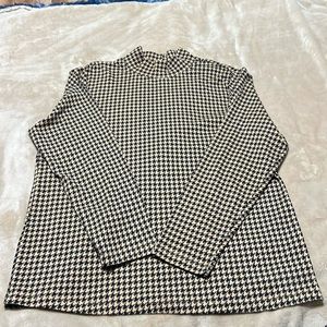 KAREN SCOTT
Women's Houndstooth-Print Mock-Neck Top